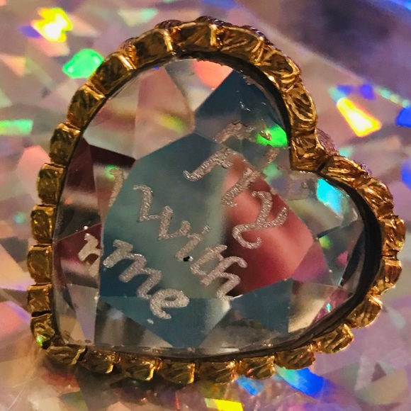 Fly with me crystal mirrored ring Betsey Johnson